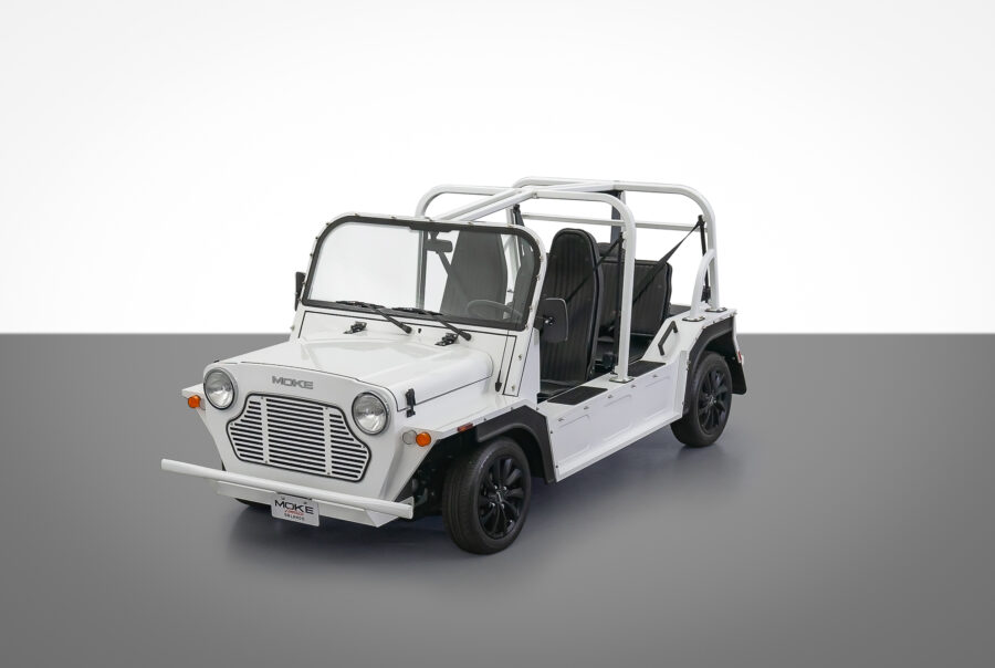 2021 White Mini Moke